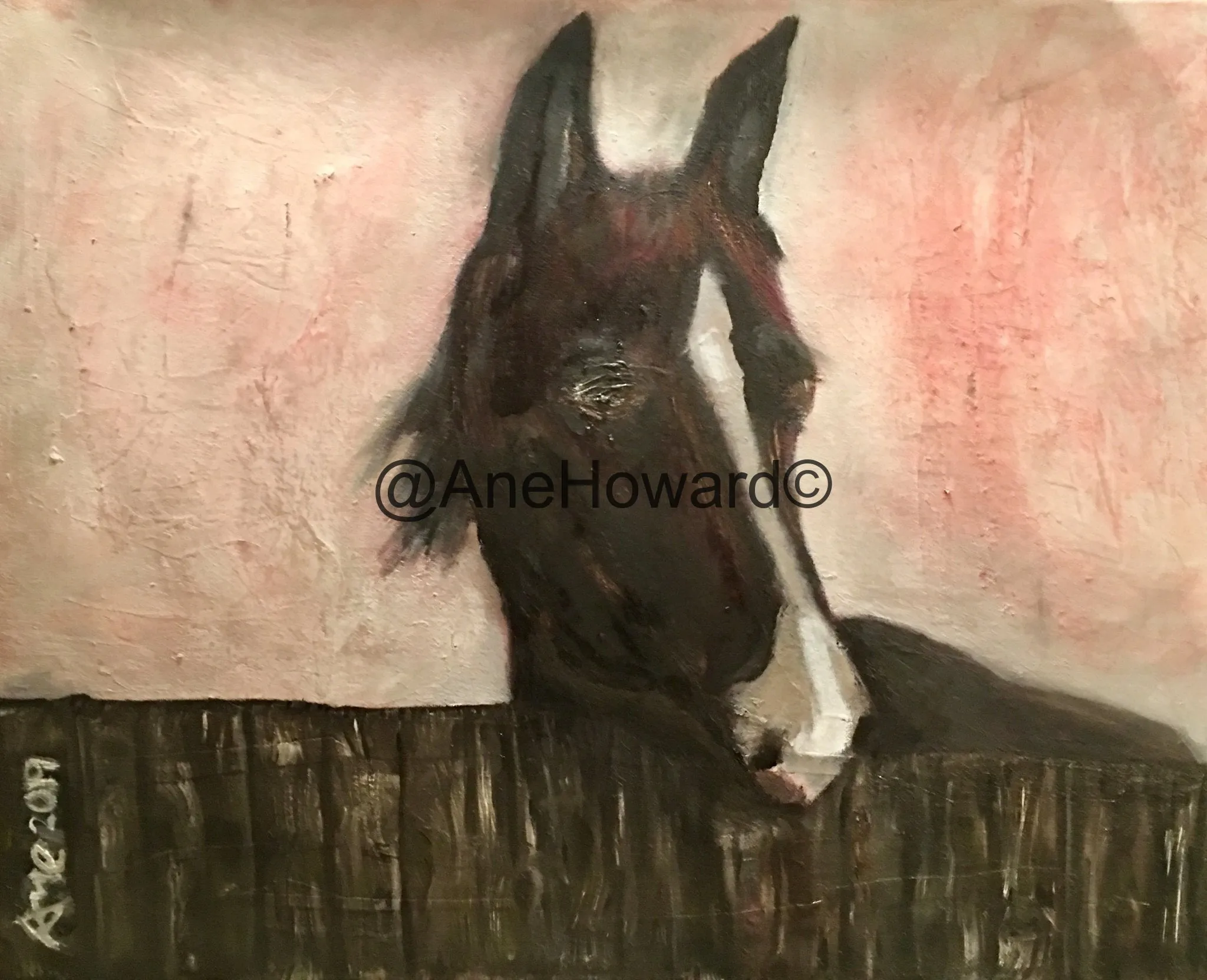 Soulful Eyes Mixed media art