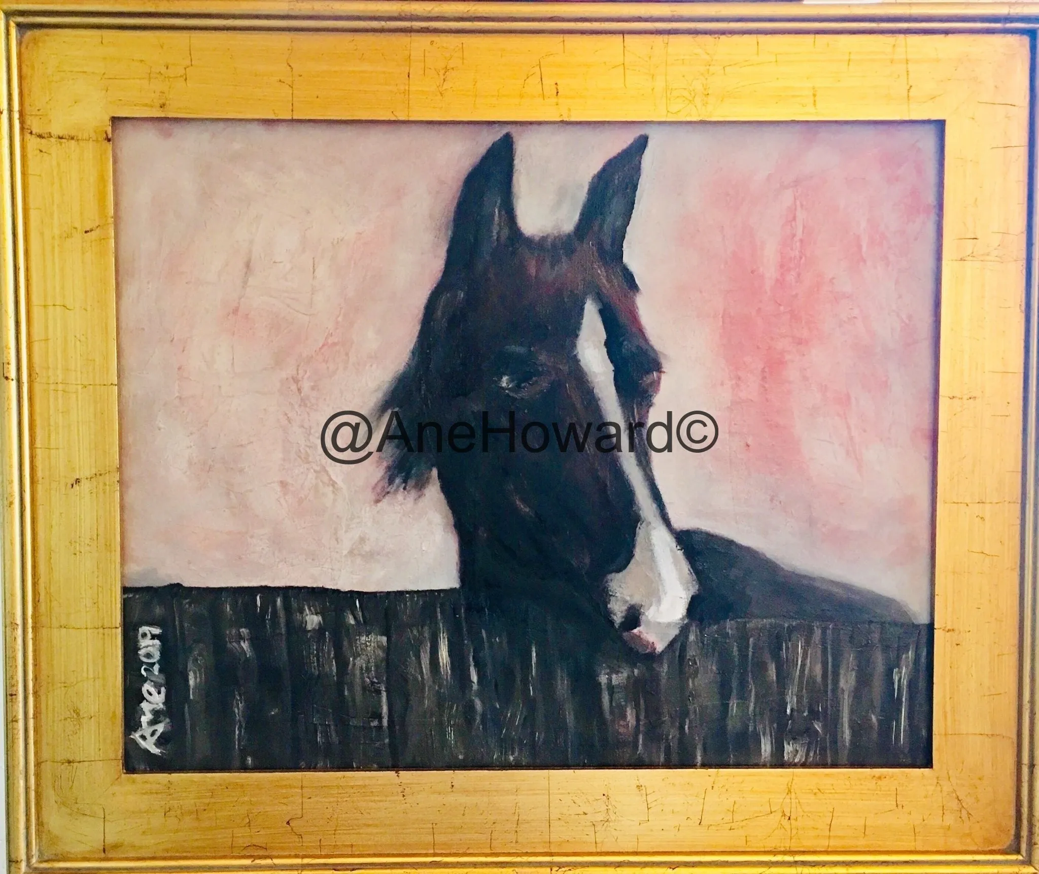 Soulful Eyes Mixed media art
