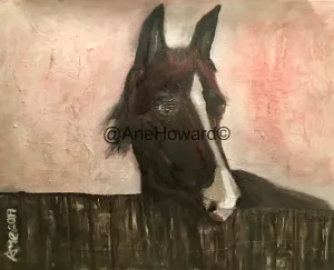 Soulful Eyes Mixed media art