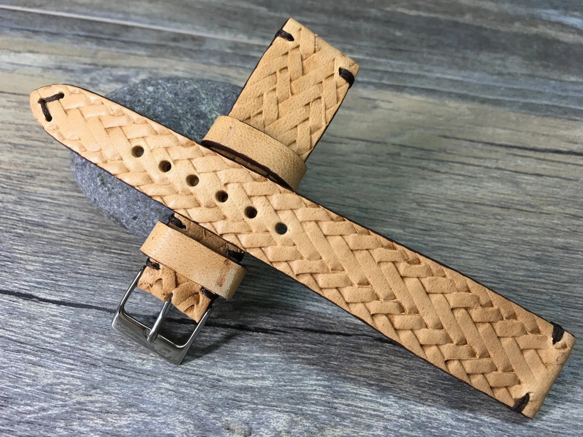 Special craving art Genuine Leather Strap 20mm, wristwatch band, Leather Watch Band 19mm 18mm, Christmas Gift Ideas for husband