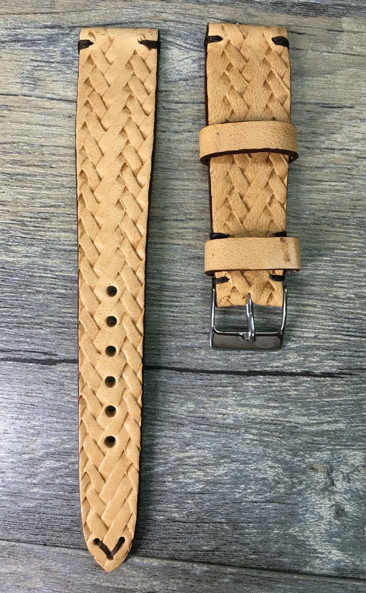 Special craving art Genuine Leather Strap 20mm, wristwatch band, Leather Watch Band 19mm 18mm, Christmas Gift Ideas for husband