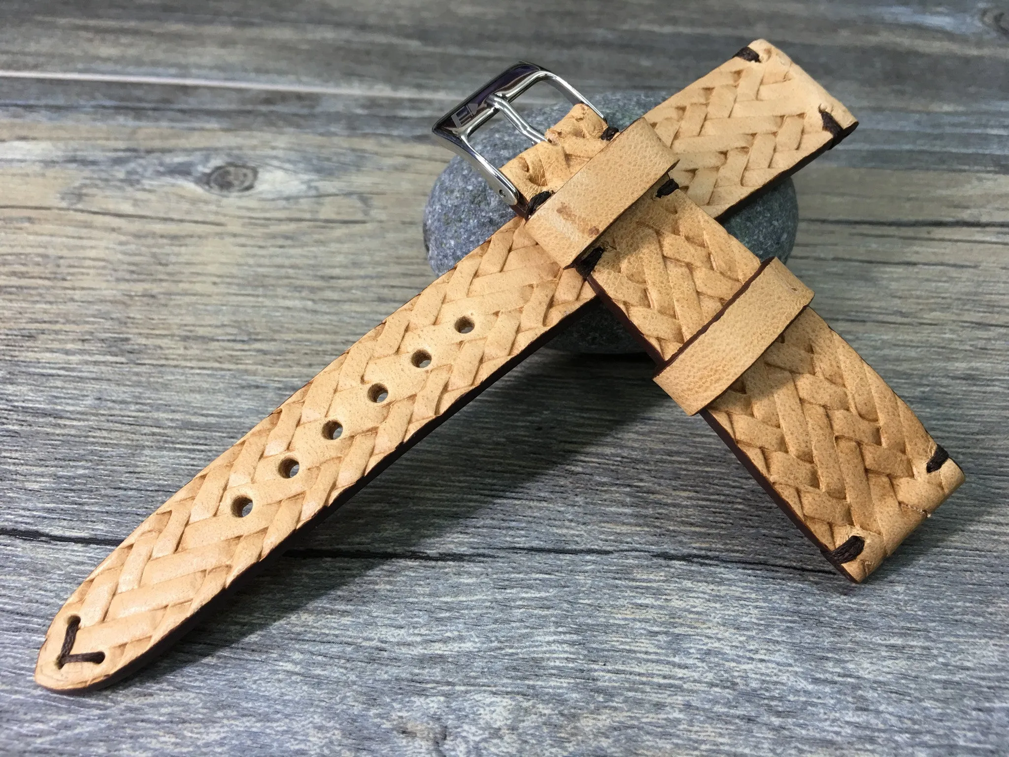 Special craving art Genuine Leather Strap 20mm, wristwatch band, Leather Watch Band 19mm 18mm, Christmas Gift Ideas for husband