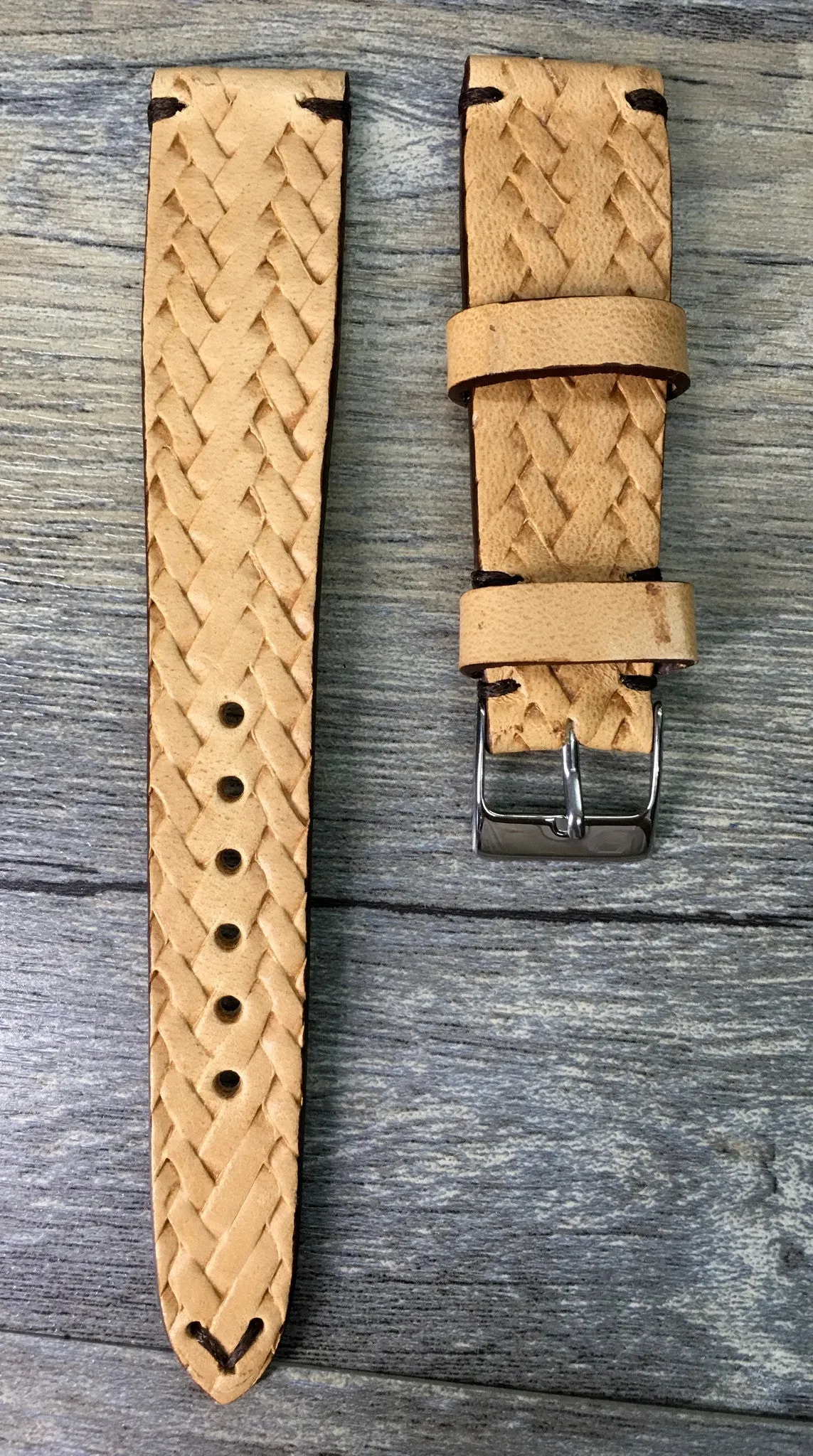 Special craving art Genuine Leather Strap 20mm, wristwatch band, Leather Watch Band 19mm 18mm, Christmas Gift Ideas for husband
