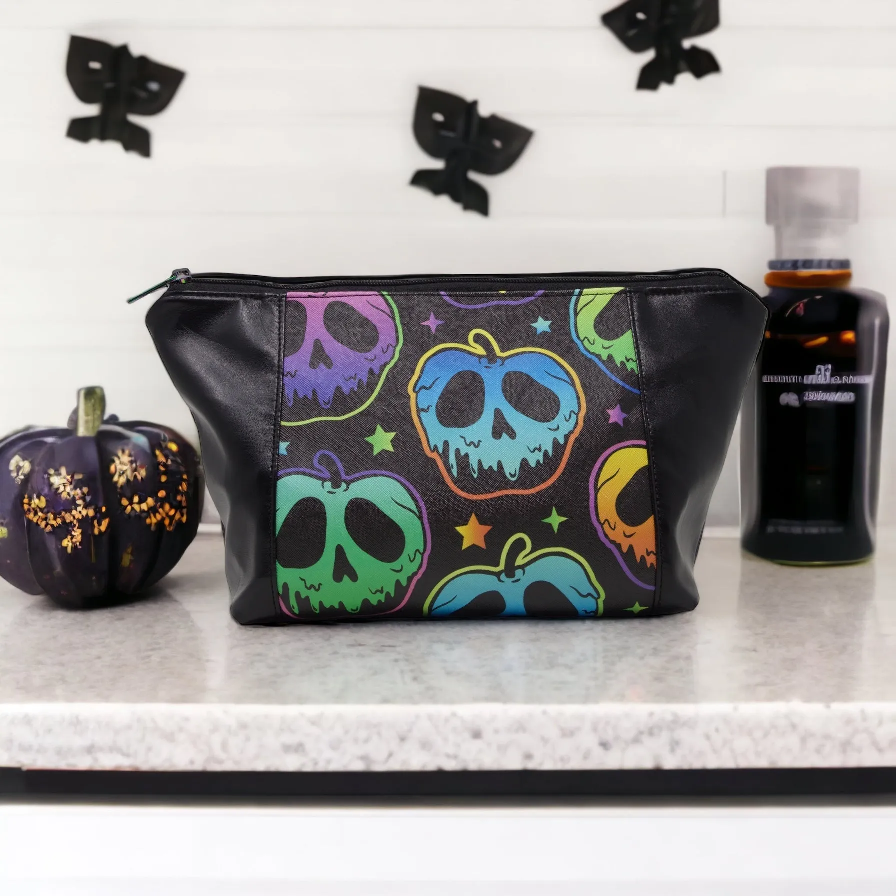 Spooky Apples Makeup Bag