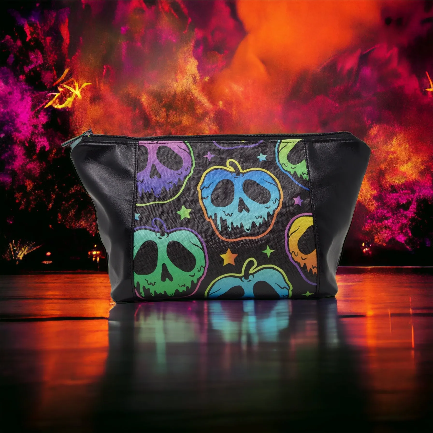 Spooky Apples Makeup Bag