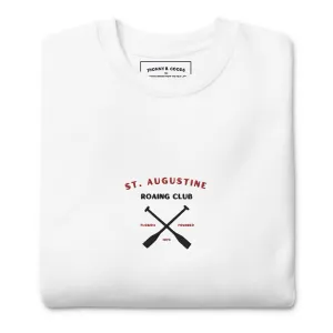 St. Augustine Rowing Club Embroidered light colors Unisex Premium Sweatshirt