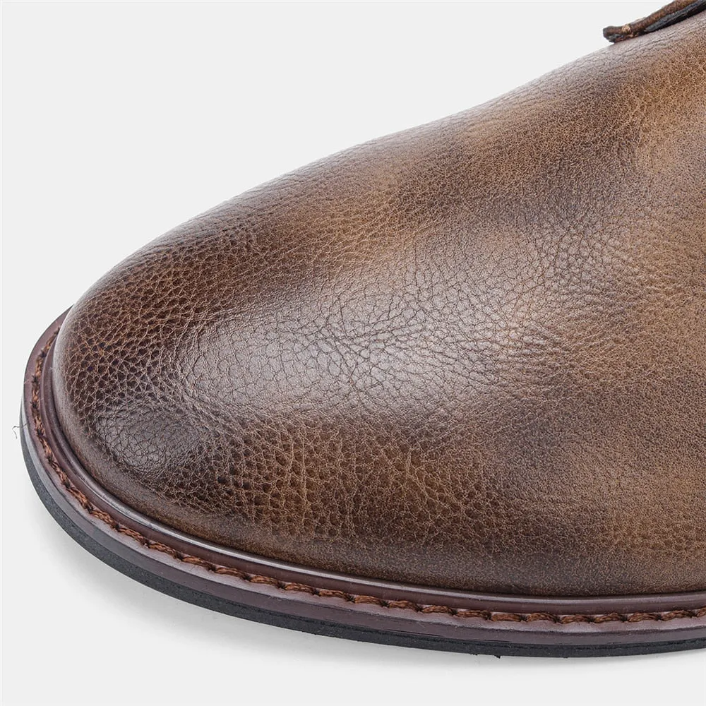 Suede Leather Ankle Boots