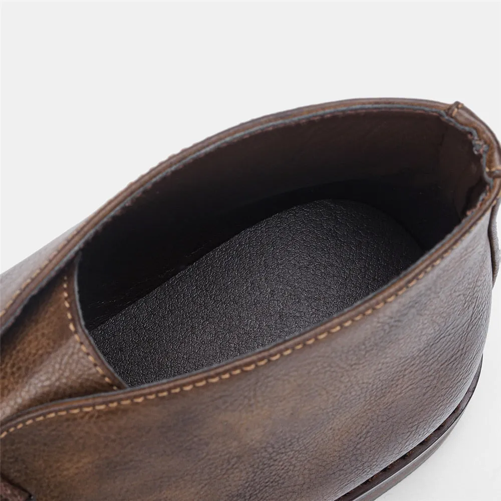 Suede Leather Ankle Boots