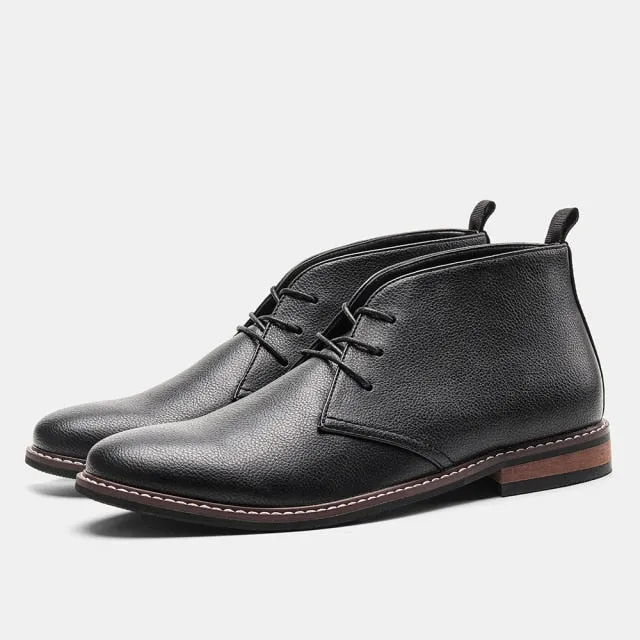Suede Leather Ankle Boots
