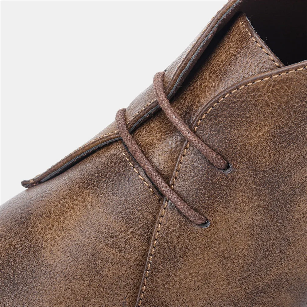 Suede Leather Ankle Boots