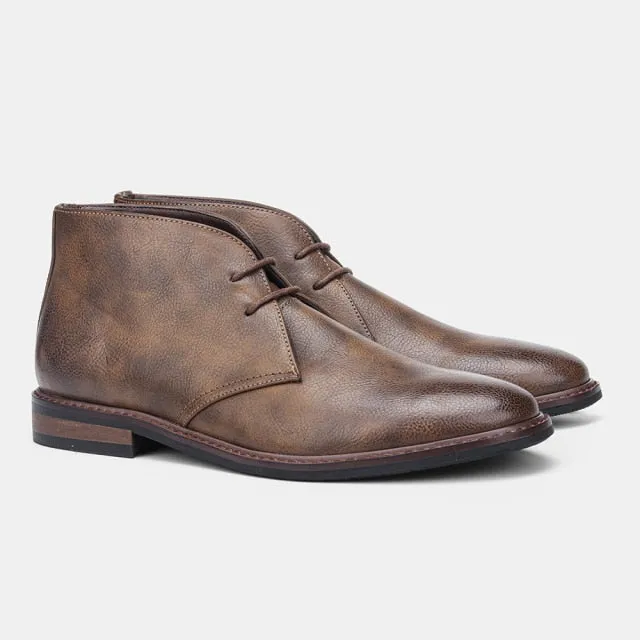 Suede Leather Ankle Boots
