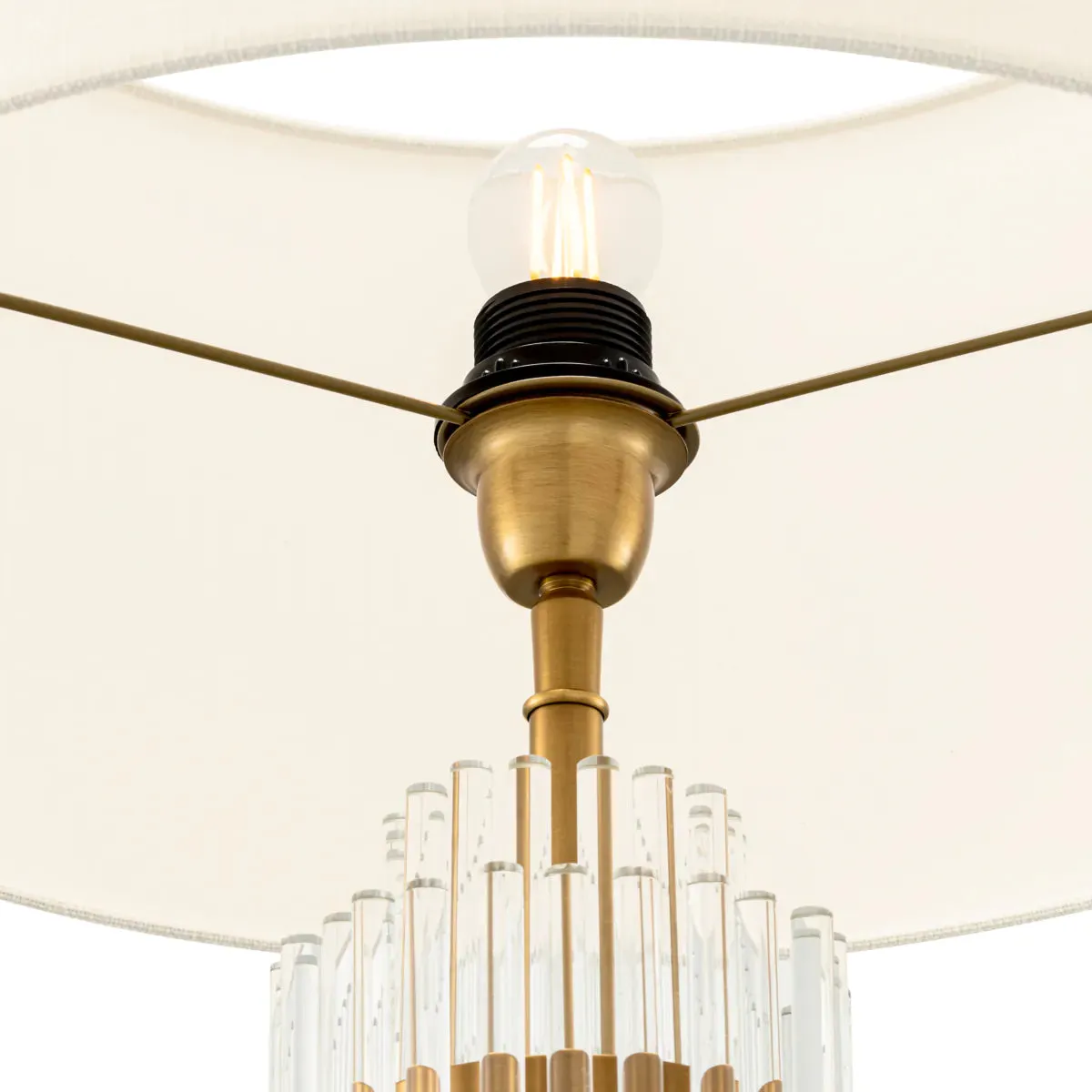 Table Lamp East - Antique Brass Finish