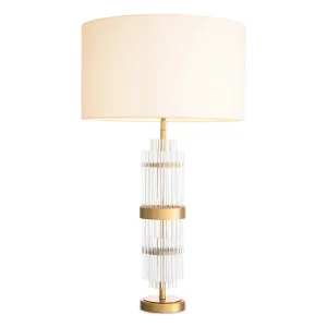 Table Lamp East - Antique Brass Finish