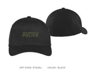 TAYLORSVILLE POLICE DEPT Embroidered Flexfit Cap - PYZAKc