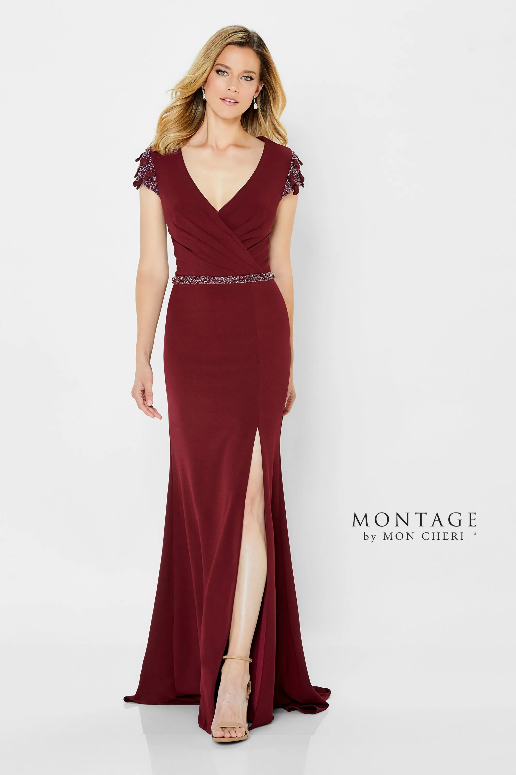 Timeless Ruched Bodice Fit and Flare Gown