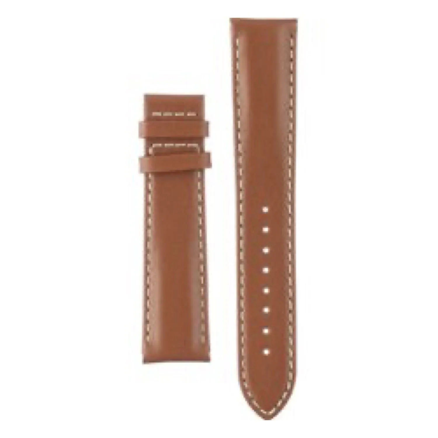 Tissot 20mm Gentleman Brown leather strap without buckle
