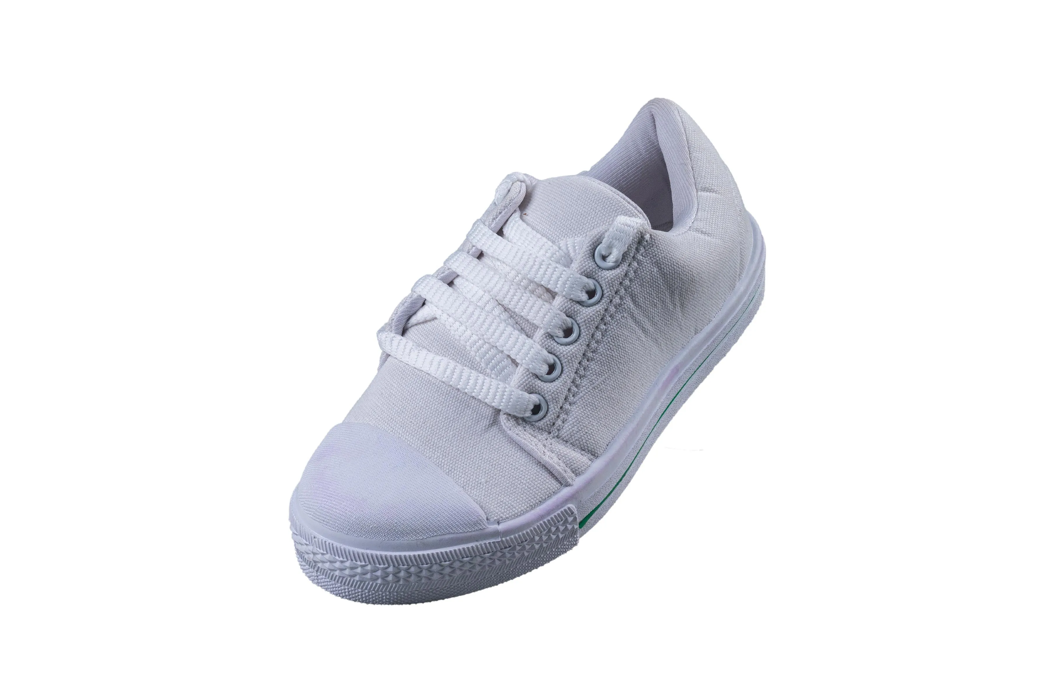 Titas Children White Canvas School Shoe (4 Years to 6 Years)(Sd 001)
