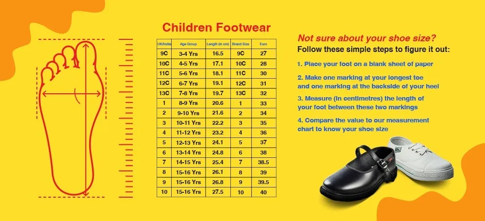 Titas Children White Canvas School Shoe (4 Years to 6 Years)(Sd 001)