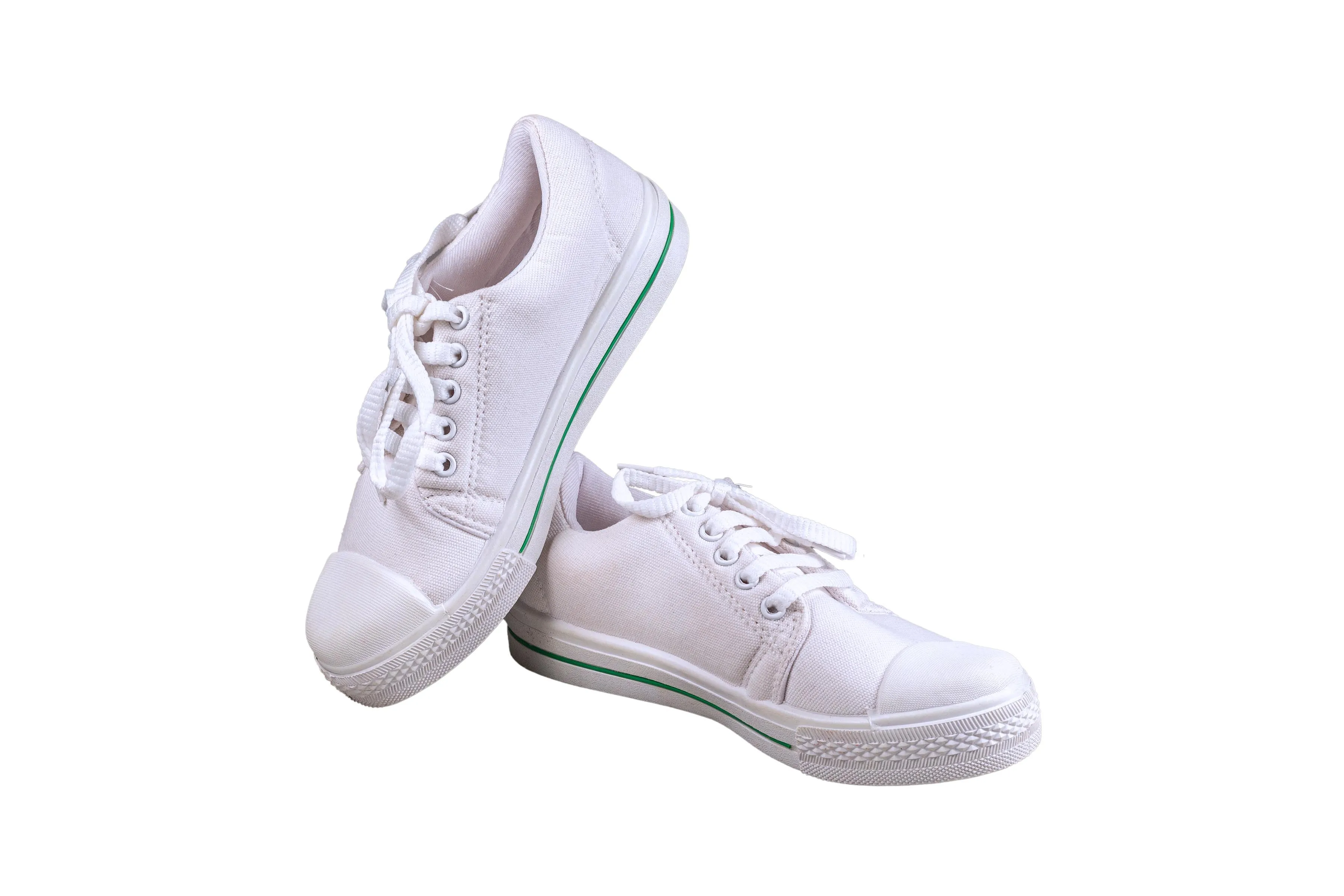 Titas Children White Canvas School Shoe (4 Years to 6 Years)(Sd 001)