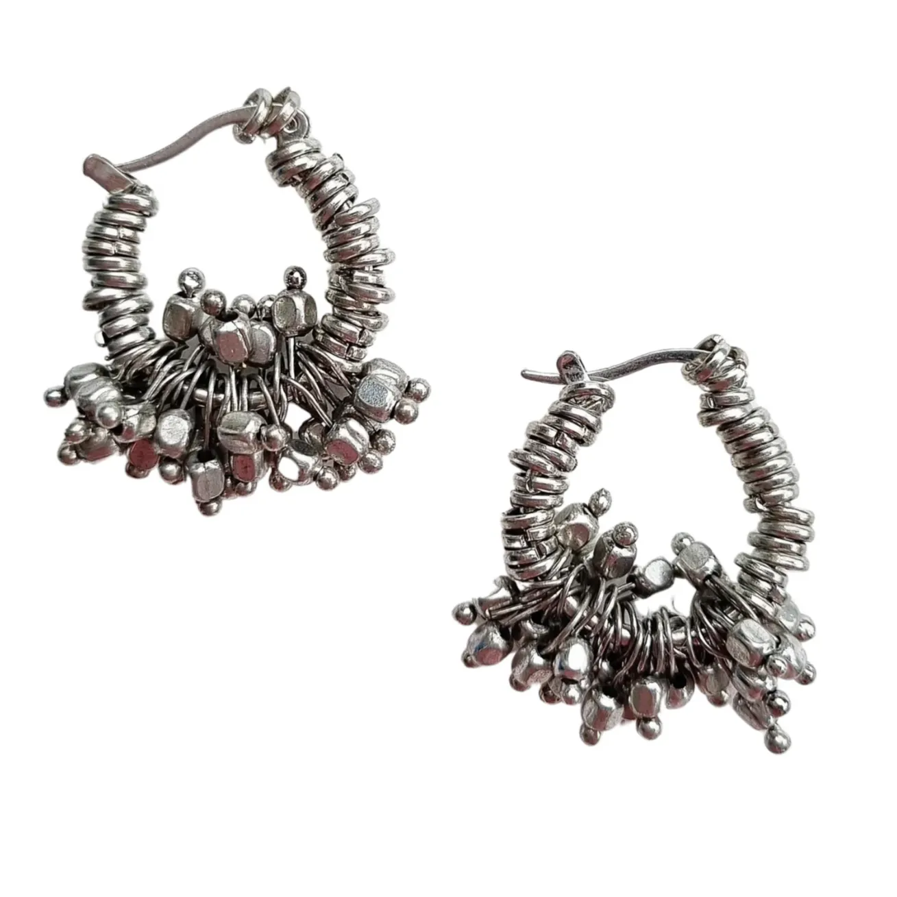 TM Lilah Beaded Hoop Earring