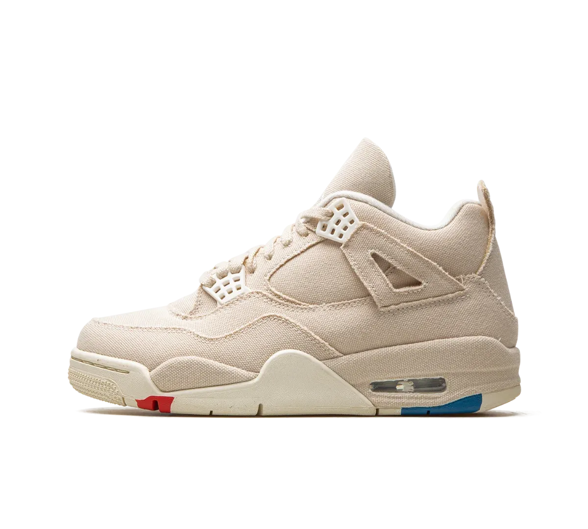 Tênis Nike Air Jordan 4 'Sail Canvas' Bege