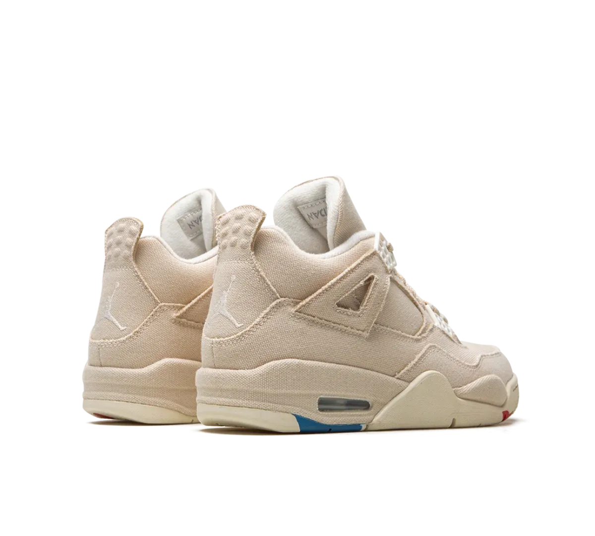 Tênis Nike Air Jordan 4 'Sail Canvas' Bege