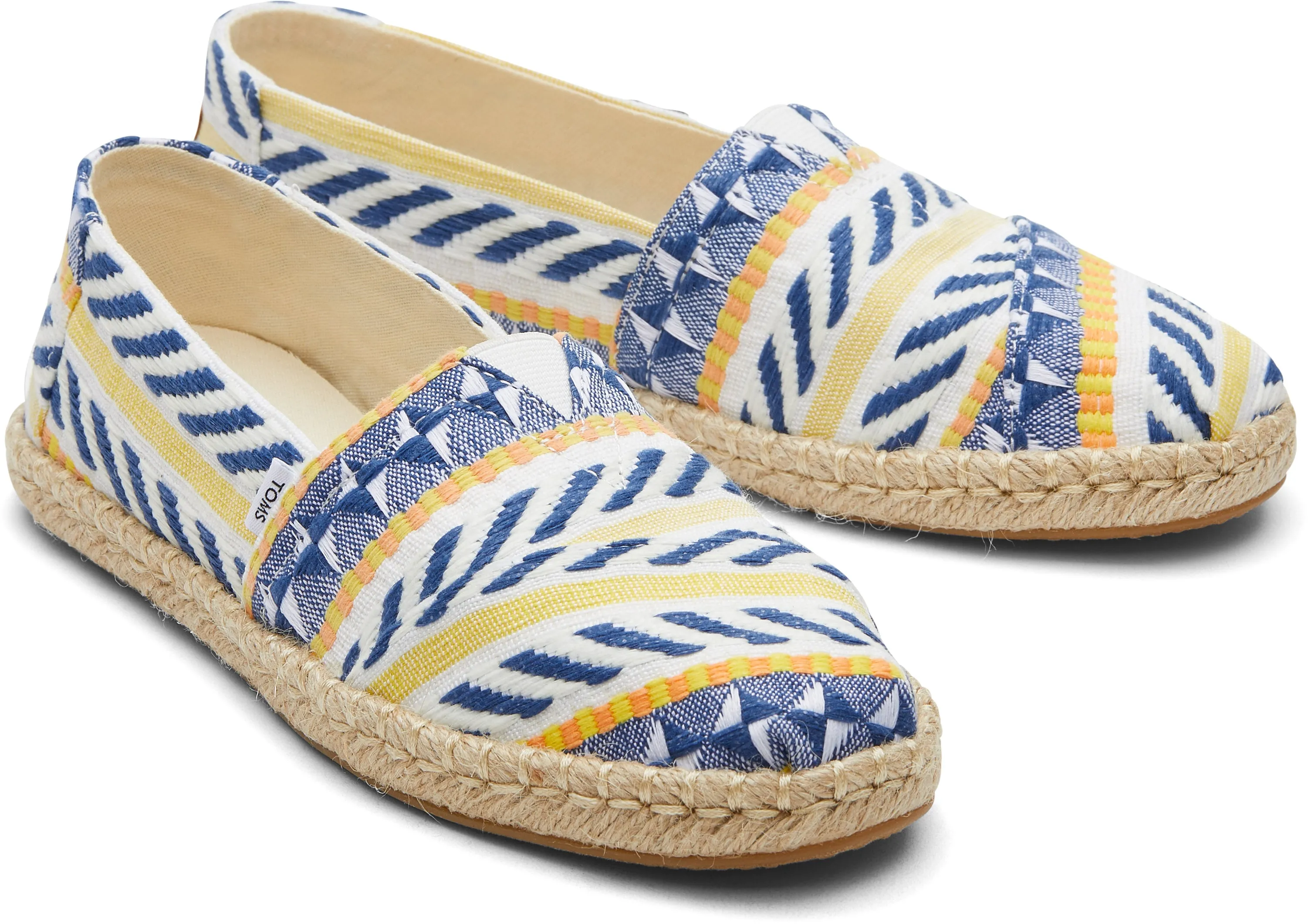 Toms Women Alpargata Global Jaquard Rope Espadrille