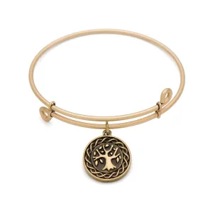 Tree of Life, Bangle Antique Gold Color Finish