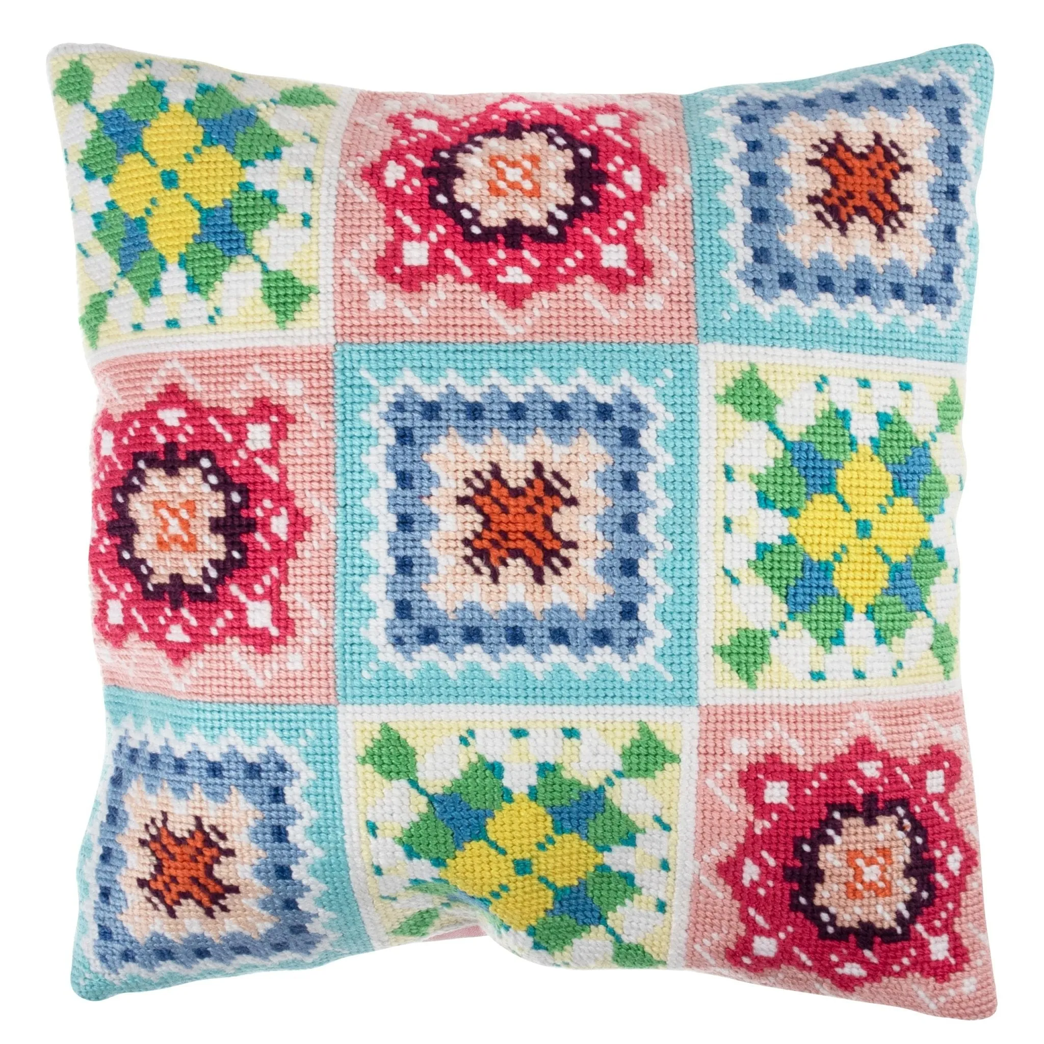 Trimits | Half Stitch Tapestry Kit | Cushion | Crochet