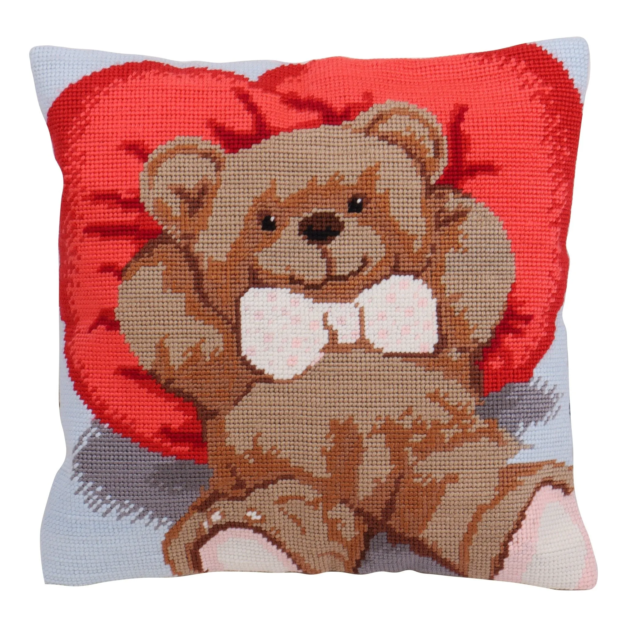 Trimits | Half Stitch Tapestry Kit | Cushion | Ted