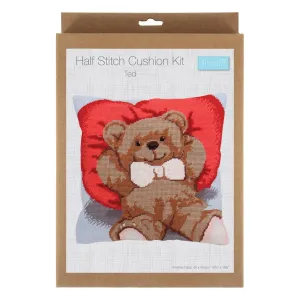 Trimits | Half Stitch Tapestry Kit | Cushion | Ted
