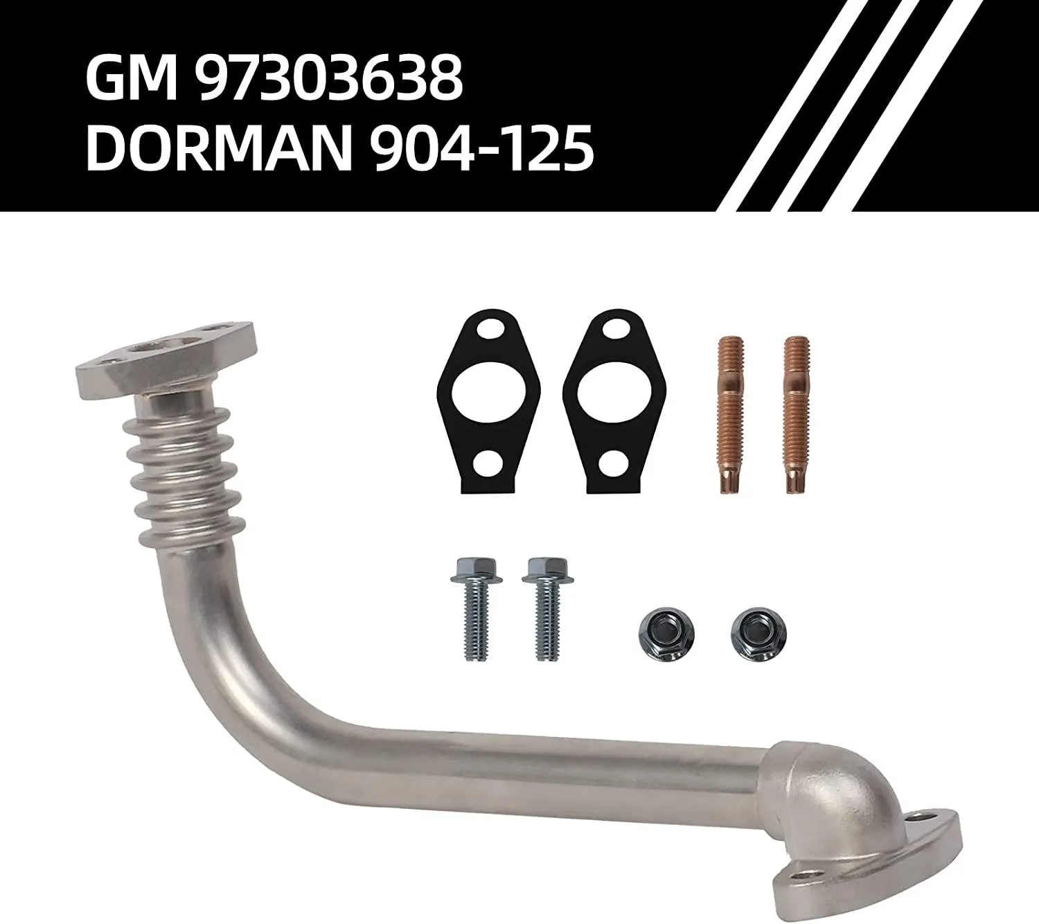 Turbo Oil Return Drain Line Kit for 6.6L LLY, LBZ, LMM, Duramax