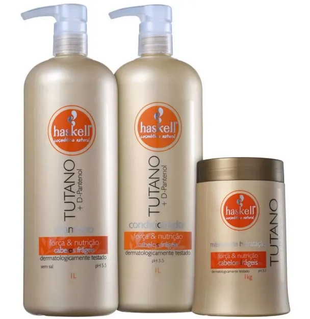 Tutano  D-Pantenol Brazilian Hair Treatment Kit 3x1 - Haskell