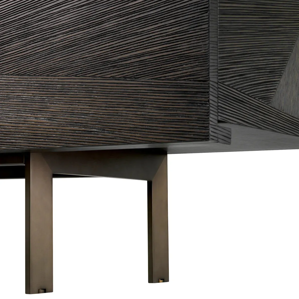 Tv Cabinet San Martin - Mocha Straight Oak Veneer