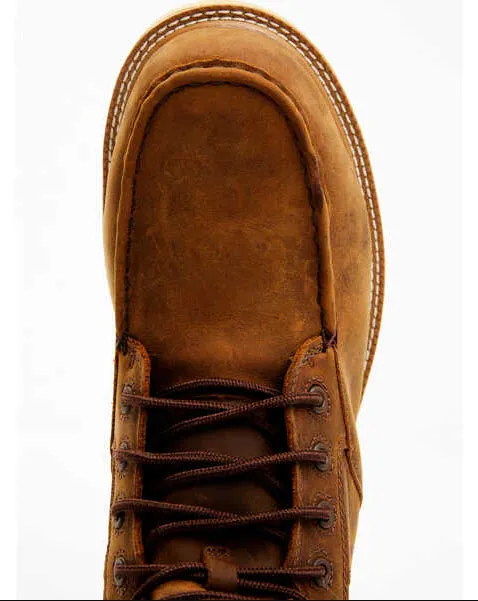 Twisted X Men's Waterproof Distressed Saddle Brown Work Boots MXCNW04