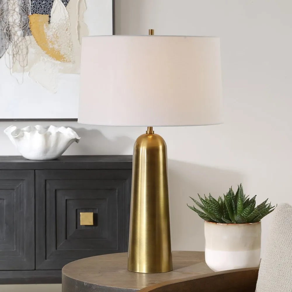 Uttermost Flinchem Antique Brass Finish Table Lamp