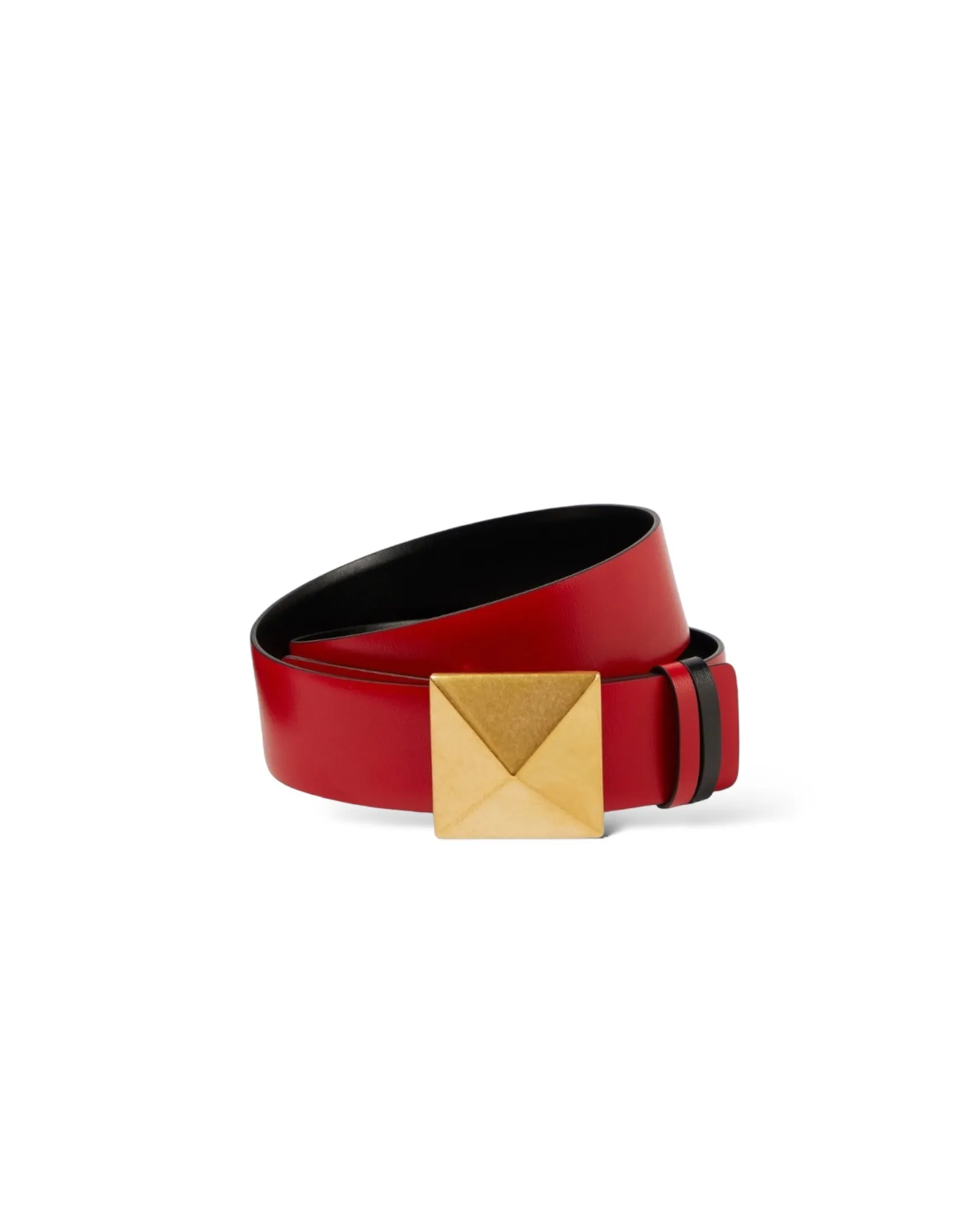 VALENTINO GARAVANI One Stud reversible leather belt 40MM