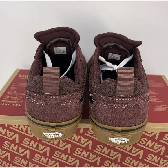 Vans Shoes Mens Size 8.5 Filmore‎ Suede Mesh Chocolate Brown Gum Sneakers NEW