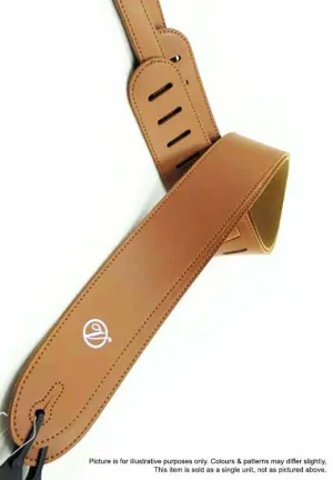 Vorson Light Brown Leather Guitar Strap