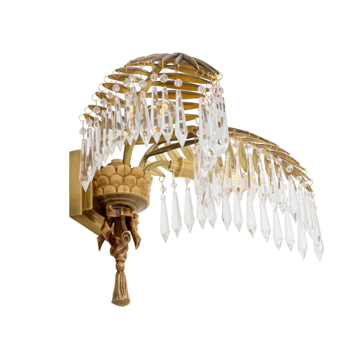 Wall Lamp Hildebrandt - Antique Brass Finish