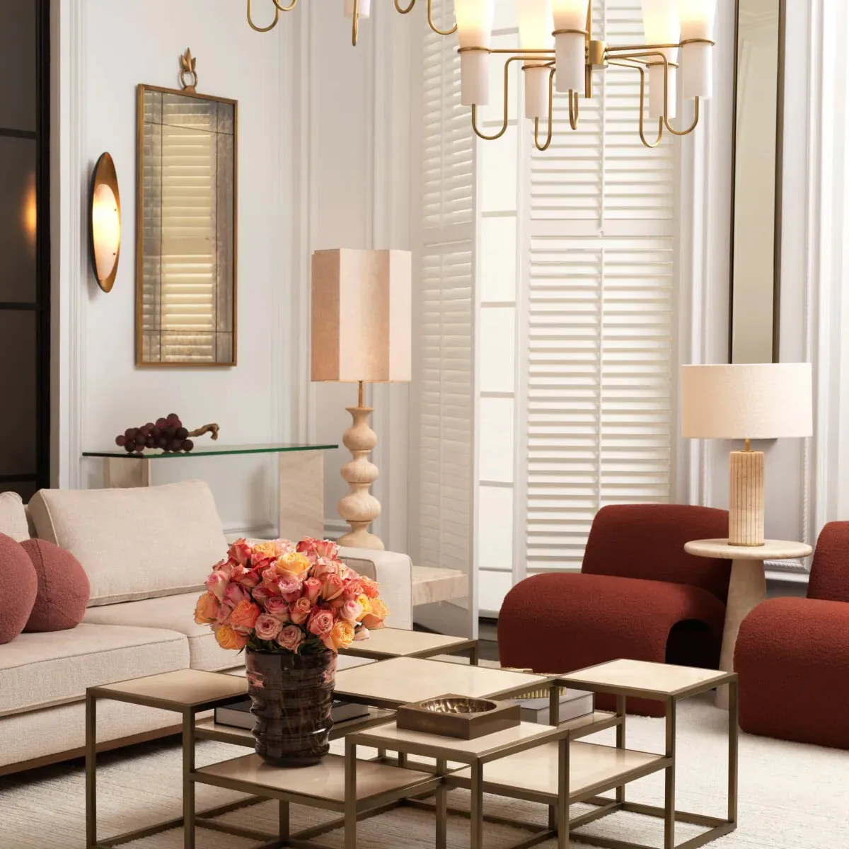 Wall Lamp Venova - Antique Brass Finish