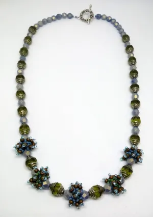 Wispy Beaded Bead Necklace