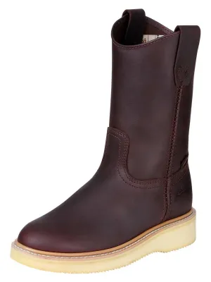 Women's Genuine Leather Work Boots Without Helmet 'Establo' Shedron Color 91542