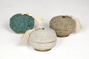 XS Beaded Box w Tassel